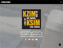 Tablet Screenshot of kzimksim.com